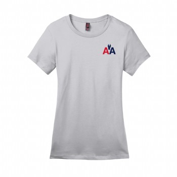Women's District Perfect Weight Tee - Proud to be American